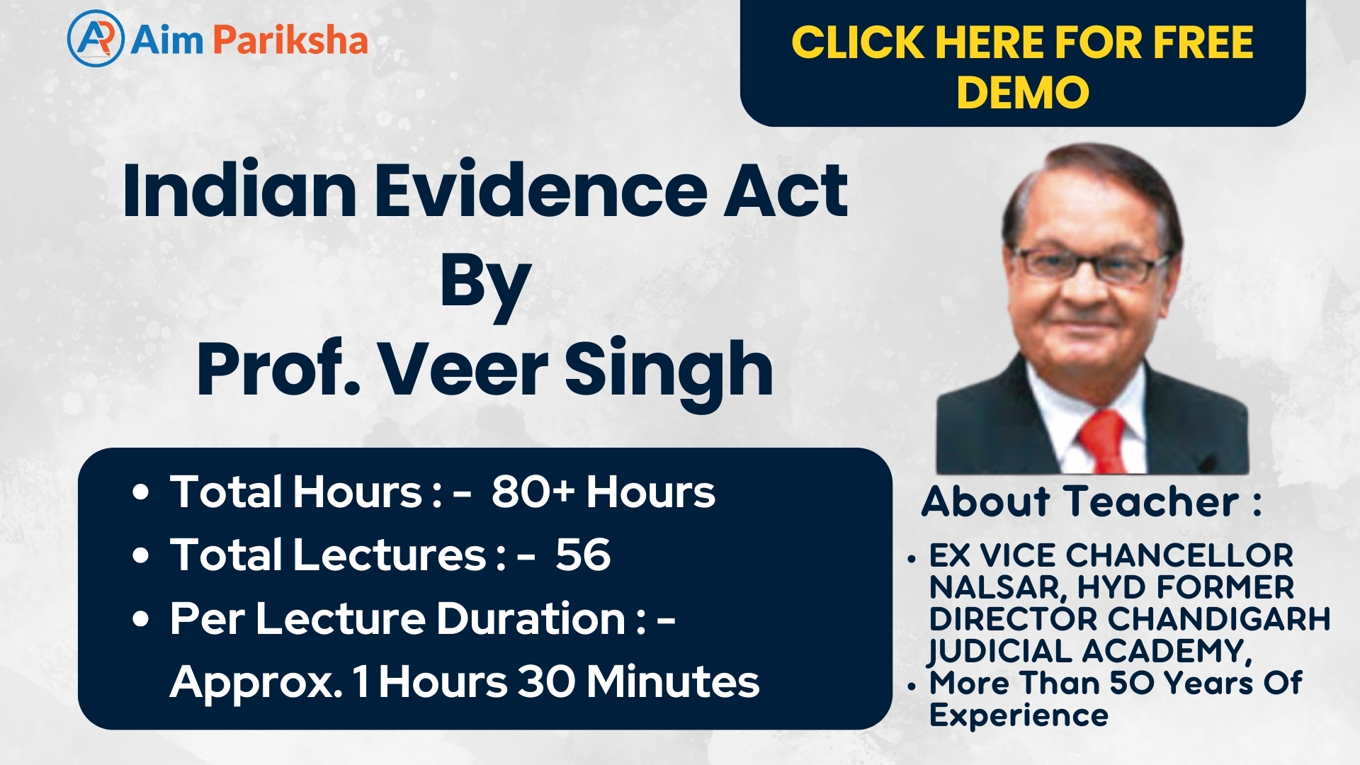 Evidence By Prof. Veer Singh Sir ( Old Recordings)